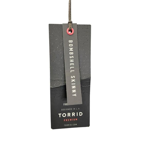 Torrid Jeans Bombshell Skinny Denim Stretch Dark Wash Women’s Size 26R New NWT - Picture 5 of 16